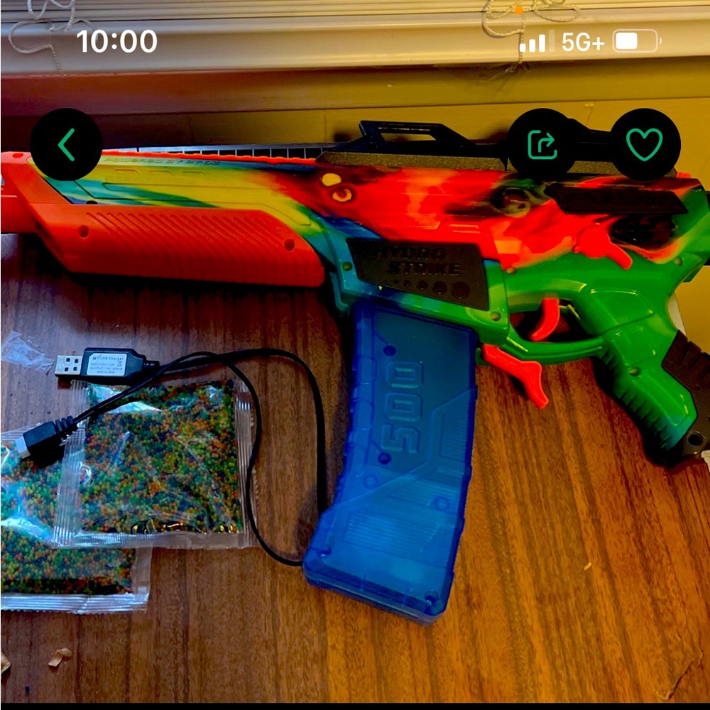 Comes with beeds and charger